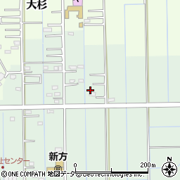埼玉県越谷市北川崎672-1周辺の地図