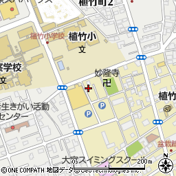 埼玉県さいたま市北区盆栽町488周辺の地図