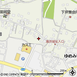 茨城県取手市下高井1399周辺の地図
