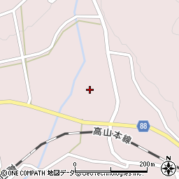 岐阜県下呂市萩原町四美1292周辺の地図