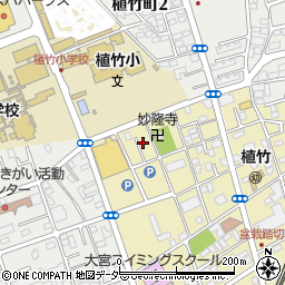 埼玉県さいたま市北区盆栽町501周辺の地図