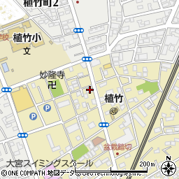 埼玉県さいたま市北区盆栽町477周辺の地図