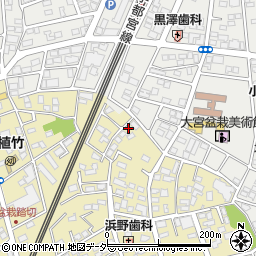埼玉県さいたま市北区盆栽町320-14周辺の地図