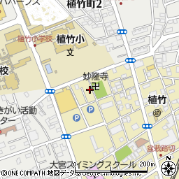 埼玉県さいたま市北区盆栽町508周辺の地図