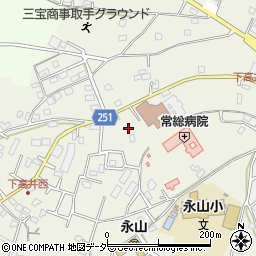 茨城県取手市下高井2140周辺の地図