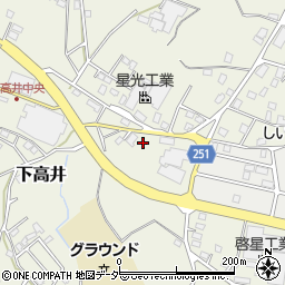 茨城県取手市下高井2030周辺の地図