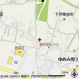 茨城県取手市下高井1405周辺の地図