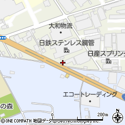 千葉県野田市上三ケ尾252周辺の地図
