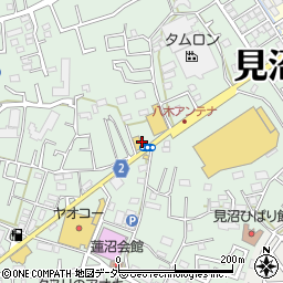 すし銚子丸 見沼店周辺の地図