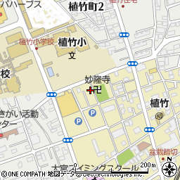 埼玉県さいたま市北区盆栽町507周辺の地図