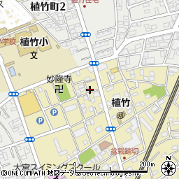 埼玉県さいたま市北区盆栽町525周辺の地図