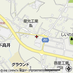 茨城県取手市下高井1260周辺の地図