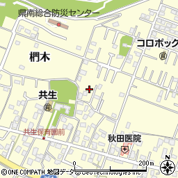 茨城県取手市椚木159周辺の地図