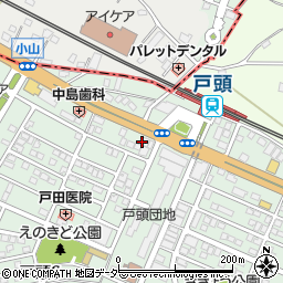 明光義塾戸頭駅前教室周辺の地図