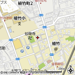 埼玉県さいたま市北区盆栽町516周辺の地図