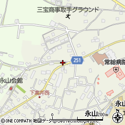 茨城県取手市下高井2119周辺の地図