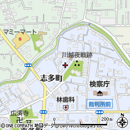 〒350-0051 埼玉県川越市志多町の地図