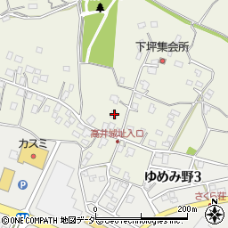 茨城県取手市下高井1407周辺の地図