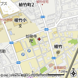 埼玉県さいたま市北区盆栽町515周辺の地図