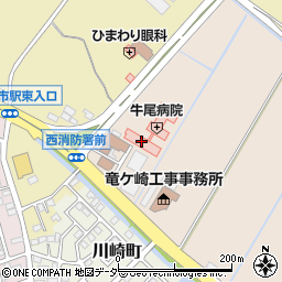 牛尾病院売店・フローラ周辺の地図