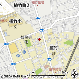 埼玉県さいたま市北区盆栽町523周辺の地図