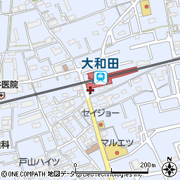 あづま進学教室大和田教室周辺の地図