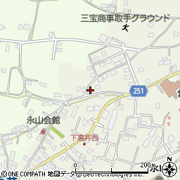 茨城県取手市下高井2104周辺の地図