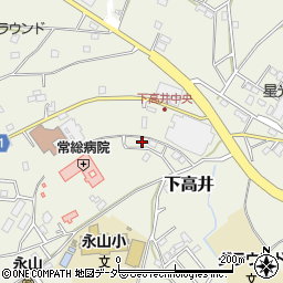 茨城県取手市下高井2359周辺の地図