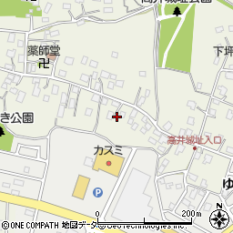 茨城県取手市下高井1388周辺の地図