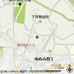 茨城県取手市下高井1465周辺の地図