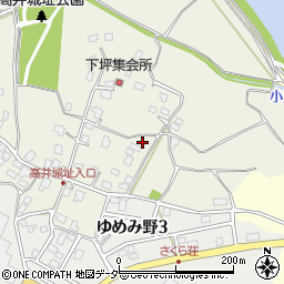 茨城県取手市下高井1506周辺の地図