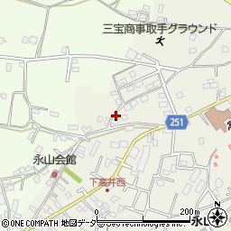 茨城県取手市下高井2103周辺の地図