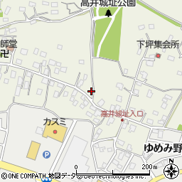 茨城県取手市下高井1412周辺の地図