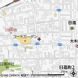 湘南ゼミナール　小中部・日進周辺の地図