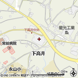 茨城県取手市下高井2172周辺の地図