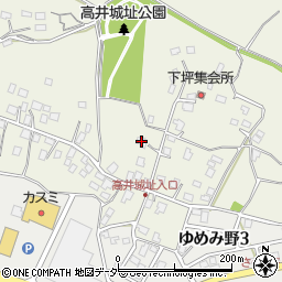 茨城県取手市下高井1408周辺の地図