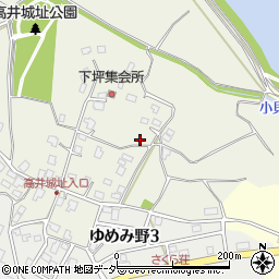 茨城県取手市下高井1507周辺の地図