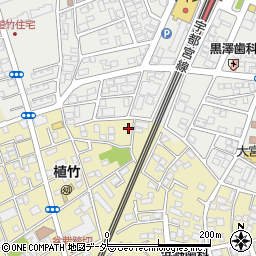 埼玉県さいたま市北区盆栽町535-5周辺の地図