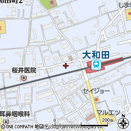 きてや大和田店周辺の地図