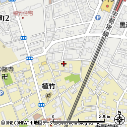 埼玉県さいたま市北区盆栽町530周辺の地図