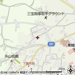 茨城県取手市下高井2101-2周辺の地図
