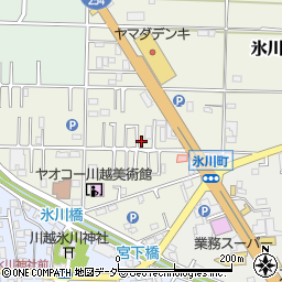 埼玉県川越市氷川町148-3周辺の地図