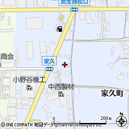 福井県越前市家久町60-22周辺の地図