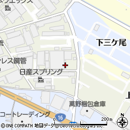 千葉県野田市上三ケ尾261-10周辺の地図