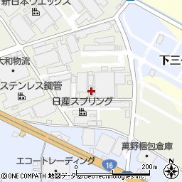 千葉県野田市上三ケ尾261周辺の地図