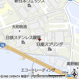 千葉県野田市上三ケ尾261-4周辺の地図