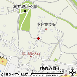 茨城県取手市下高井1463周辺の地図