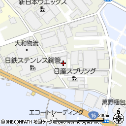 千葉県野田市上三ケ尾261-12周辺の地図