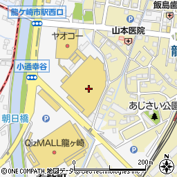 ビバホーム竜ヶ崎店周辺の地図