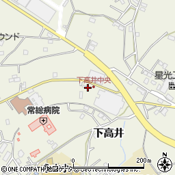 茨城県取手市下高井2169周辺の地図